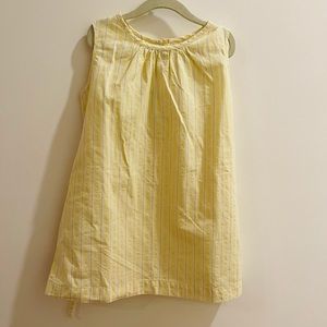 Babe & Tess Yellow/White Striped Sleeveless Dress Size 4T